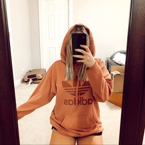 mauve adidas sweatshirt hoodie